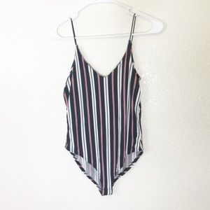 Gaze Striped Bodysuit